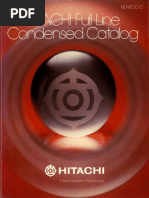 1982 Hitachi Full Line Condensed Catalog