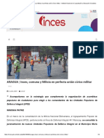 ARAGUA _ Inces, comuna y Milicia en perfecta unión cívico militar – Instituto Nacional de Capacitación y Educación Socialista