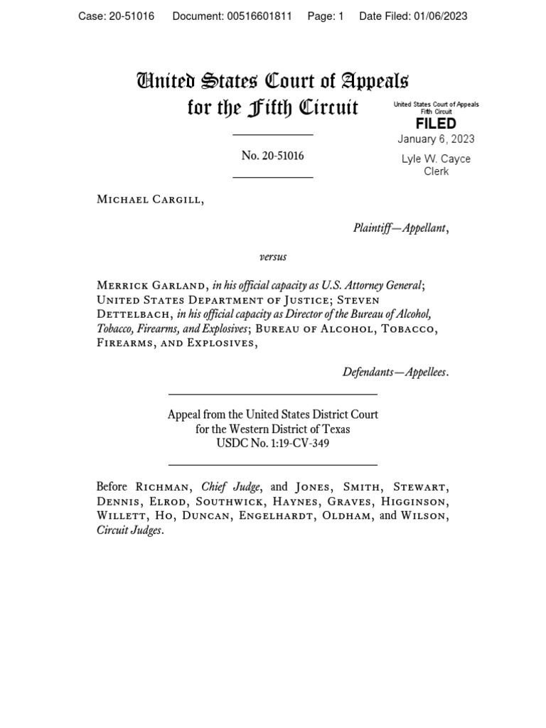 Cargill vs. Garland PDF Chevron U.S.A. Environmental Law