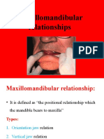 Maxillomandibular Relationship Record