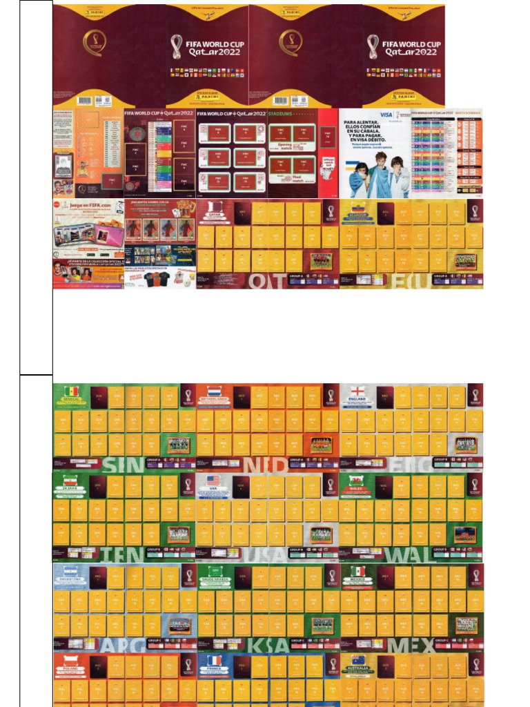 Mini Album Qatar 2022 Camin | PDF