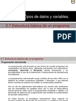 2.7 Estructura Básica de Un Programa.