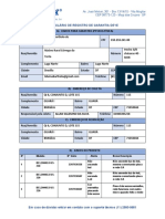 Análise - Formulário de Registro de Garantia Deye