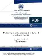 Eco 191 Iau Lecturenotes Powerpoint Presentations 11 and 12 Responsiveness of Demand To A Change in