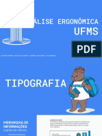 Análise Ergonômica - Ufms
