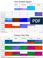 Horarios Profesores