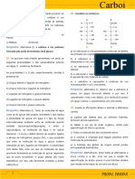 Estudo Dirigido de Bioquímica - Carboidratos