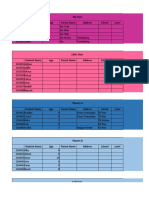 Student List and Regrouping