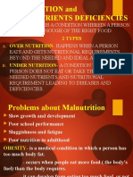 MALNUTRITION and MICRONUTRIENTS DEFICEINCIES