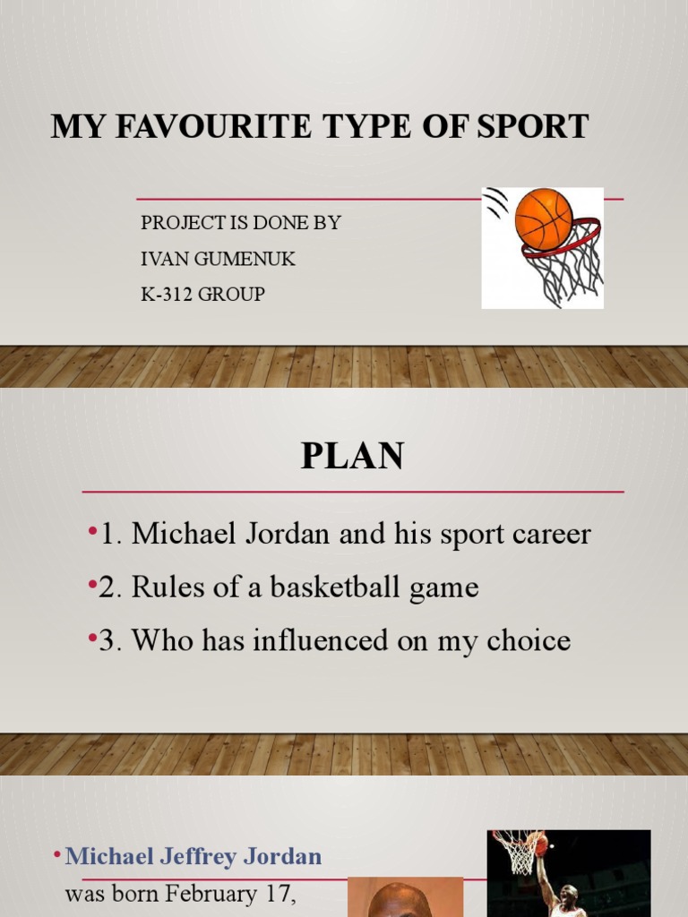 My Favourite Type of Sport PDF
