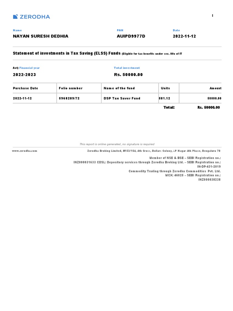 Elss STMT ZL2888 2021 2022 PDF