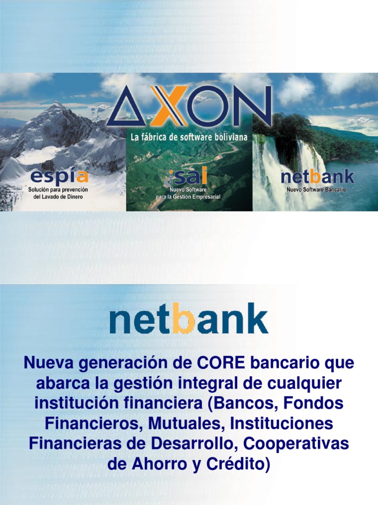 Netbank - Presentacion Version 6 | PDF | Bancos | Contabilidad
