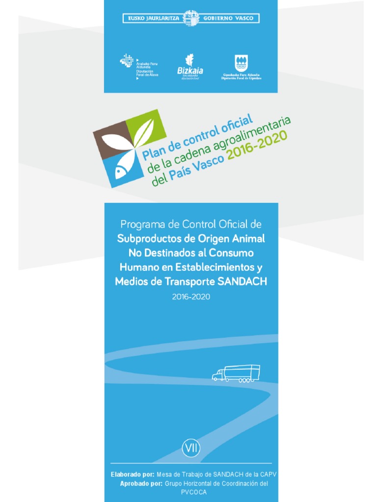 Programa SANDACH - VII - 2016-2020 | PDF | Seguridad alimenticia ...