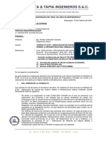V012105844 - Carta #030 - 2021 - Consulta N°02 - Adecuación de Rasante Por Mejora, Debido A Infraestructura Urbana Existente