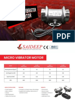 Micro Vibrator Motor Catalogue PDF