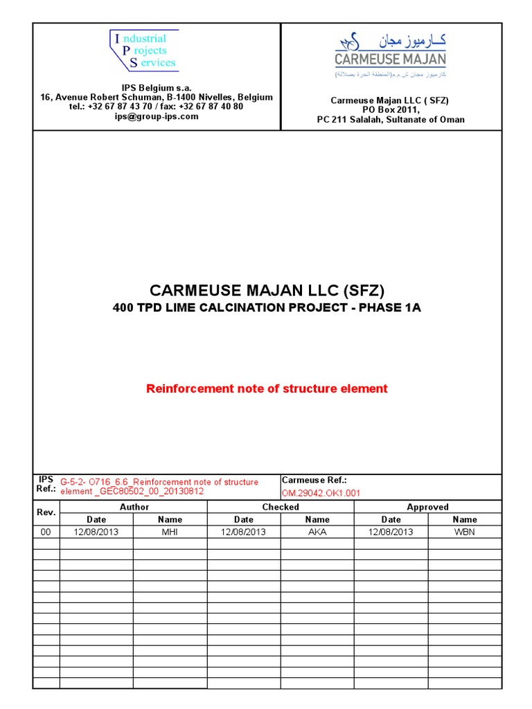 Cover page EXCEL PDF
