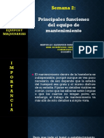 S2 Principales Funciones Del Equipo de Mantenimiento