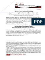 Síndrome Da Morte Súbita Infantil (SMSI) : Aspectos Acerca Das Principais Causas e As Formas de Prevenção