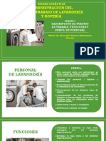 Lavandería y ropería: perfiles y funciones