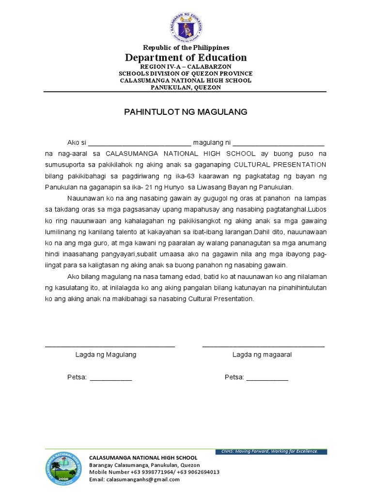 Parent Consent | PDF