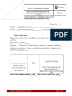 ITD-VI-PO-02-05 Reporte Bimestral de Servicio Social