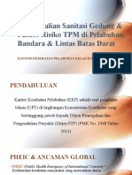 KKP - X - Pengendalian Sanitasi Gedung & Faktor Risiko TPM Di Pelabuhan, Bandara & Lintas Batas Darat