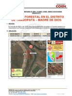 Reporte Complementario #5560 6jul2022 Incendio Forestal en El Distrito de Tambopata Cusco1