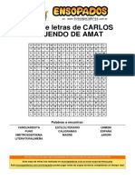 Sopa de Letras de Carlos Oquendo de Amat