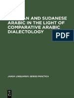 (Janua Linguarum - Series Practica, Vol. 236) Alan S. Kaye - Chadian and Sudanese Arabic in The Light of Comparative Arabic Dialectology (19