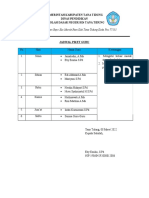 Jadwal Piket Guru