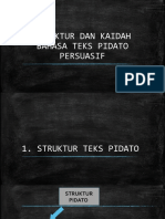 Struktur Dan Kaidah Bahasa Teks Pidato Persuasif