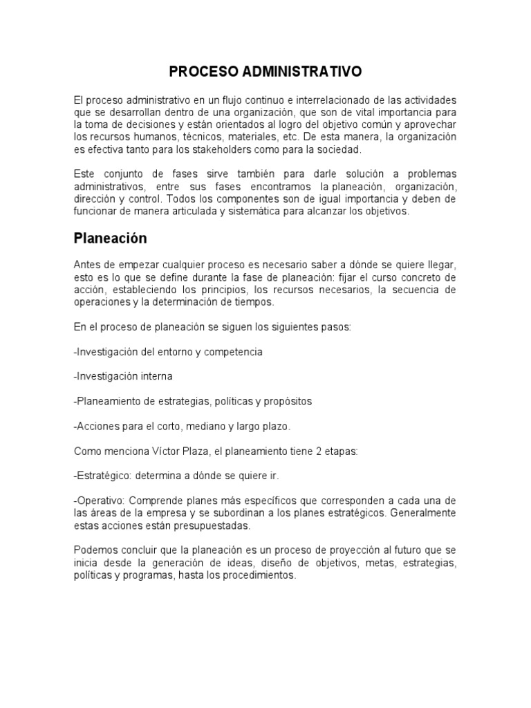 Proceso Administrativo PDF