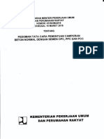 Pedoman Tata Cara Penentuan Campuran Beton Normal Dengan Semen Opc PPC Dan PCC