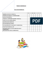 Tareas Semanales