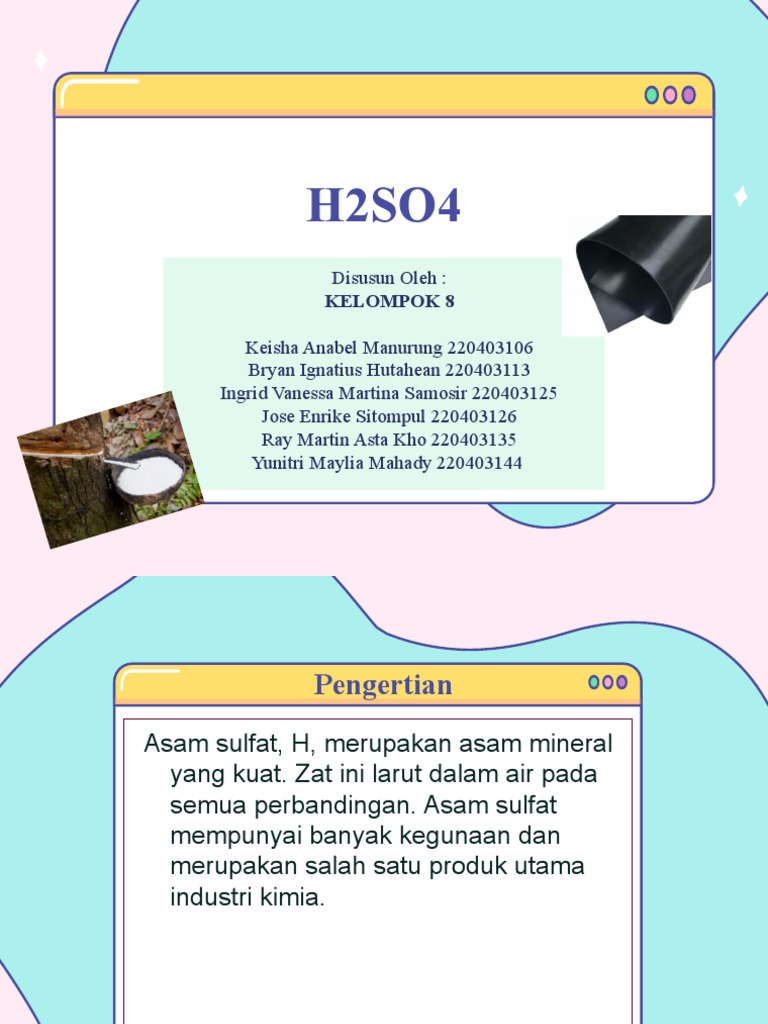 Manfaat dan Proses Pembuatan H2SO4 | PDF | Sains & Matematika ...