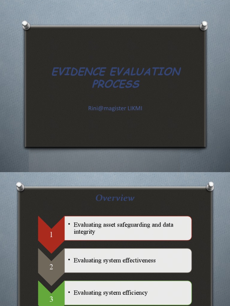 07 - Evidence Evaluation Process++ | PDF