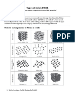 CHEM Types of Solids POGIL 