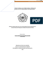 Pengaruh Beban Kerja Dan Stres Kerja Terhadap Kinerja Karyawan PT Budi Sehat Di Surakarta