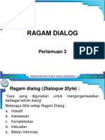 Ragam Dialog: Pertemuan 3