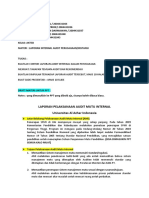 Draft Materi Laporan Internal Audit - Kelompok 3