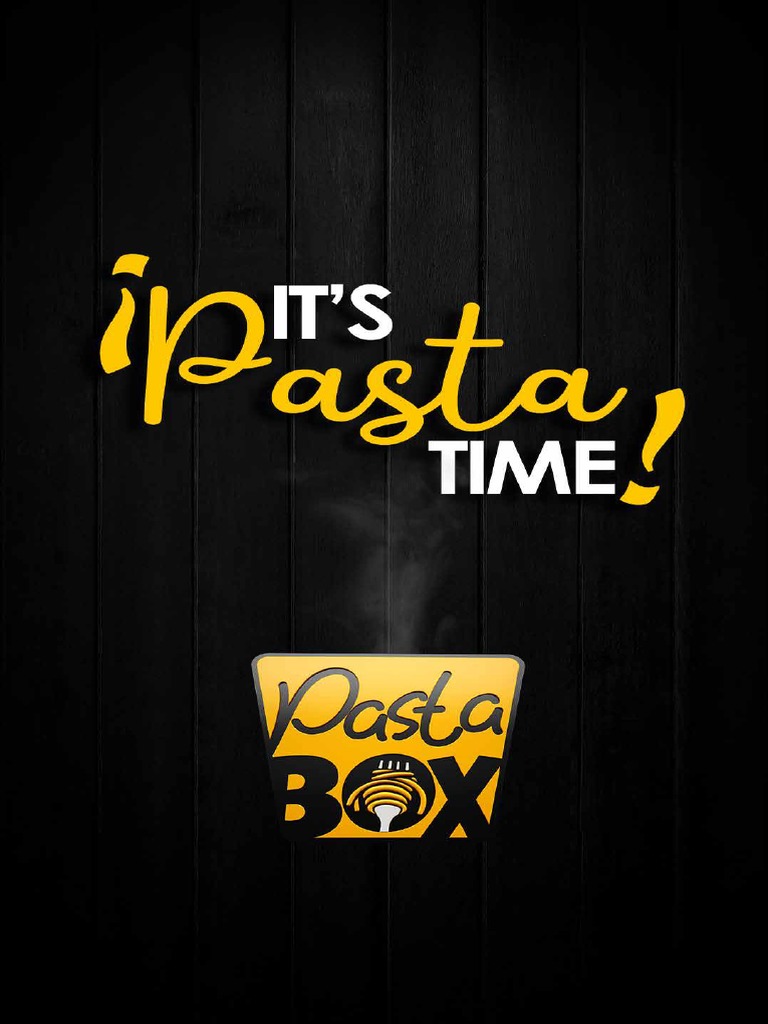 Menú Pasta Box PDF
