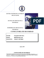 Consultoria de Seguridad Privada