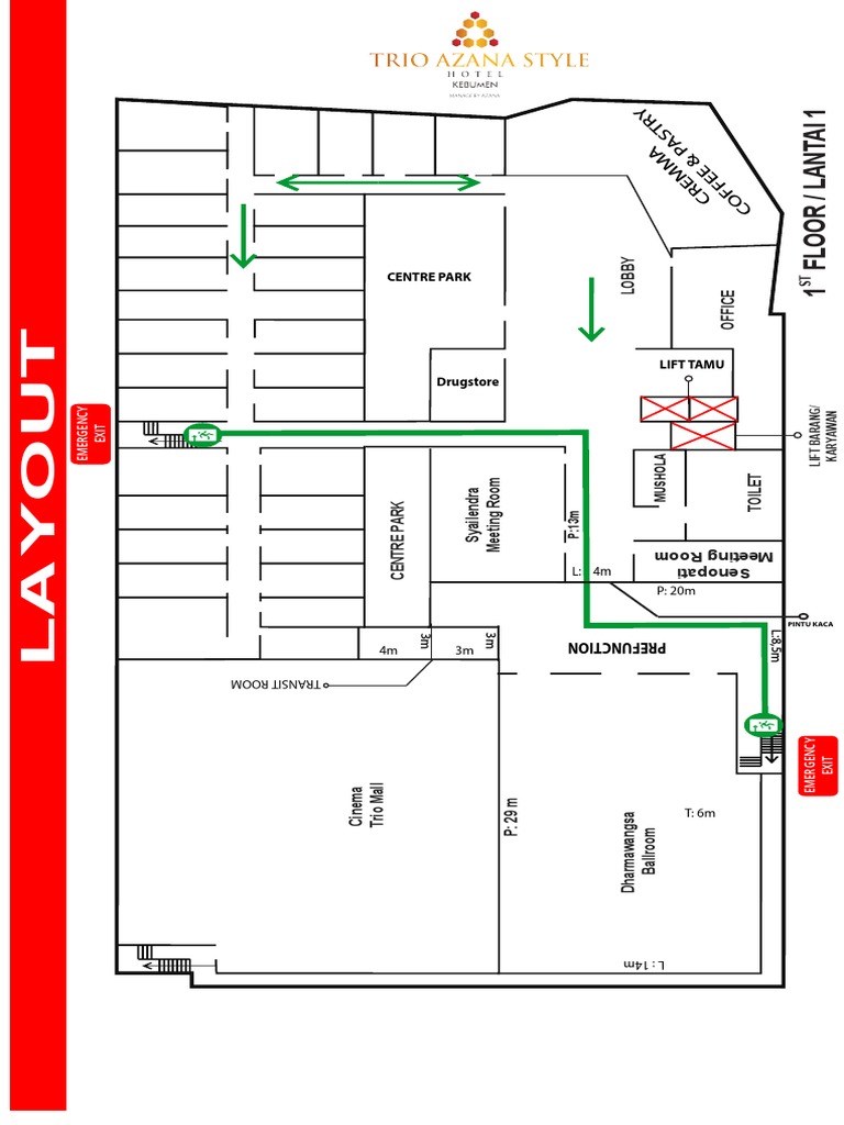 Layout 1st Floor | PDF
