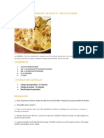 FII - 2.7.3 Recette Pour Préparer Une Tartiflette