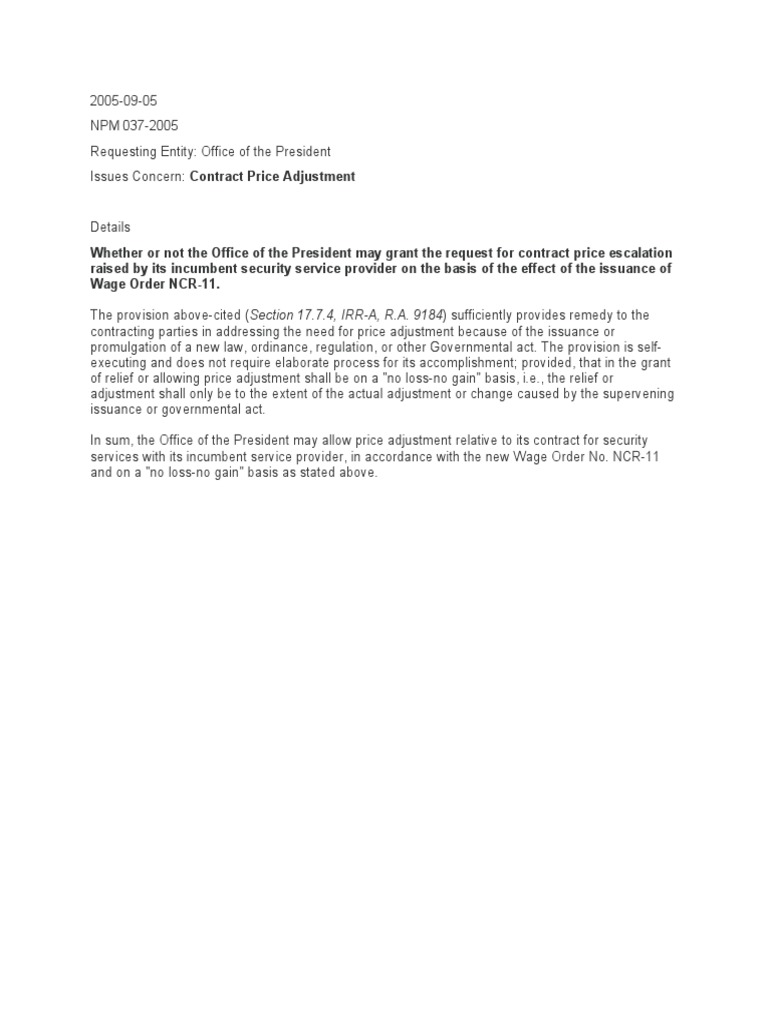 gppb-opinion-contract-price-adjustment-security-guard-wage-order-pdf