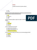 Evaluación terminología medica