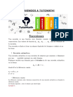 Sucesiones matemáticas: conceptos básicos de sucesiones aritméticas y geométricas