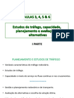 Aulas de Planejamento e Estudos de Tráfego