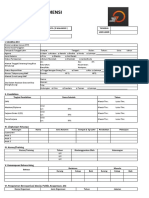 Personal Data Form (Posisi - Nama)