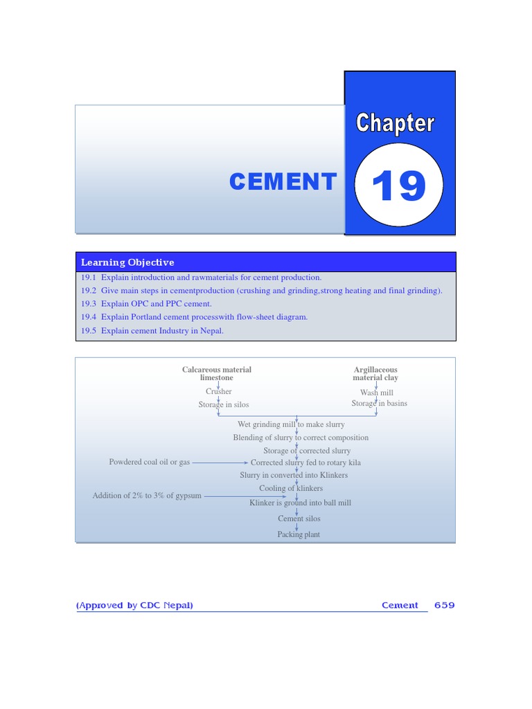 GR Chapter - 19 Cement 78, 12 | PDF | Cement | Concrete